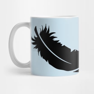 Black Feather Mug